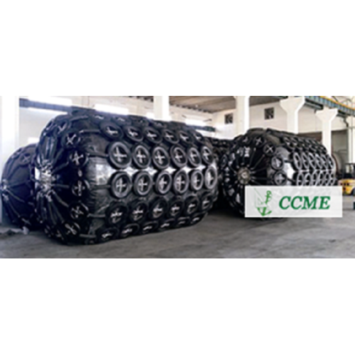 Marine floating dock pneumatic rubber fenders