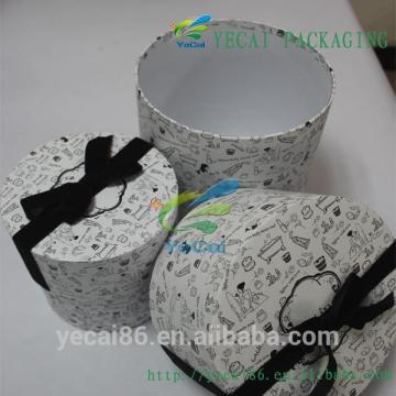 Wholesale factory price empty round paper box printing cake paper box in Guangzhou