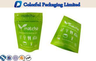 100g Food Aluminum Lined Resealable Stand up Pouches With Z