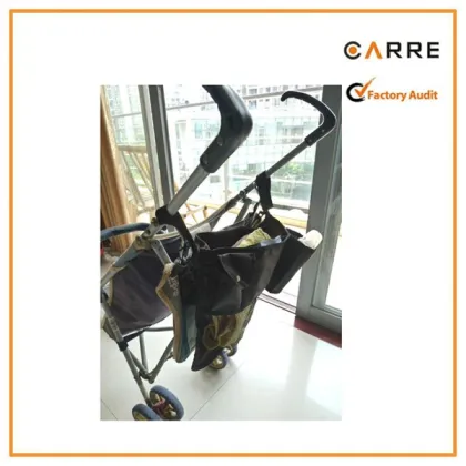 multifunctional shoulder mother car baby stroller organizer with mesh pocket