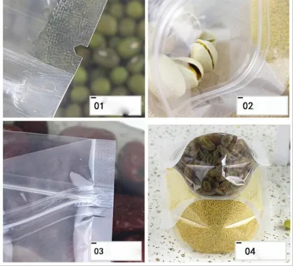 Peanuts  Almond Nuts Packaging Bags zip lock seal food grade  nuts and dried fruits package