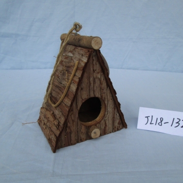 Nature Wood Bark Bird House