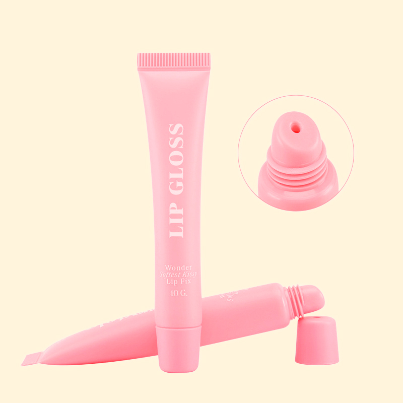 Bálsamo labial de plásticos personalizados en tubos de compresión