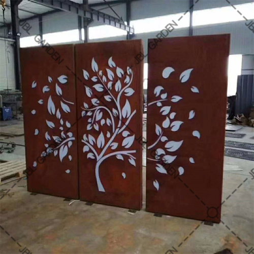 Rustic Style Corten Fence Panels