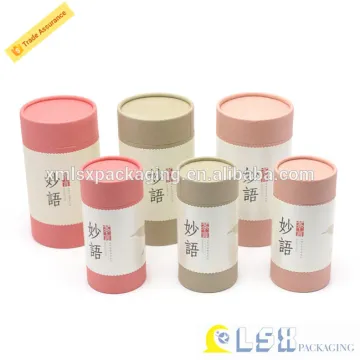 Customized full color printing kraft paper cylinder box,tube box,nice round box