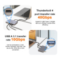 Thunderbolt4 Dock USB C Estación de acoplamiento