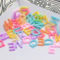 Various Letter Beads Charms Flat Back Mini Cabochon Handmade Craftwork Decoration Beads Slime Spacer DIY Toy Decor