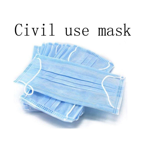 Disposable masks 3 layers filter protection kids adult