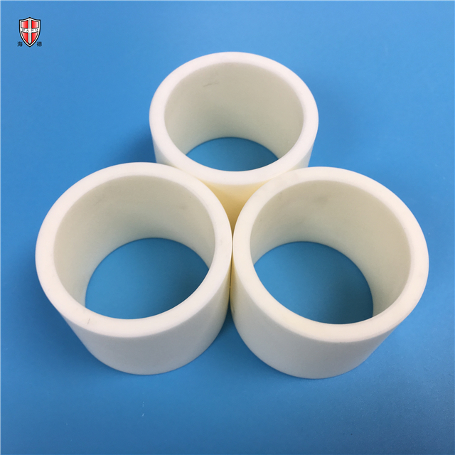 buje de manga de cerámica de alúmina 95% 99% de alta temperatura