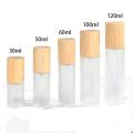 30mml 100ml bambuk qopqog'i kosmetik lositsyos