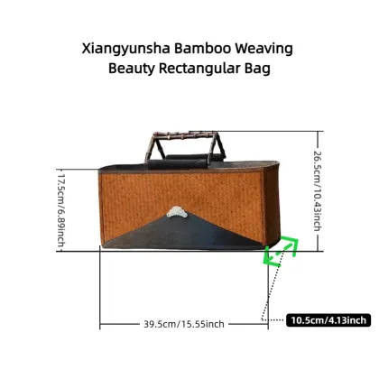 Eco-Luxe Casual Outings: Bamboo Weaving Bag & Eco-Friendly Bamboo Crafts
