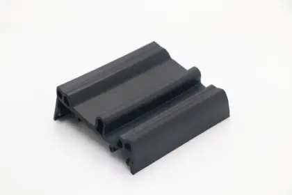 Transportation railway door and window rubber sealing strip