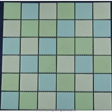 Glazed porcelain mosaic tile for wall decoration