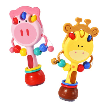 Children's Early Education Toys: Lighting Rattle Drum and Comfort Teether