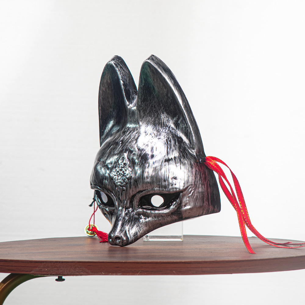 Half Face Fox PVC Plastic Mask