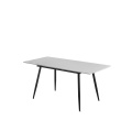 Mesa de comedor extensible de operación de doble mano duradera moderna