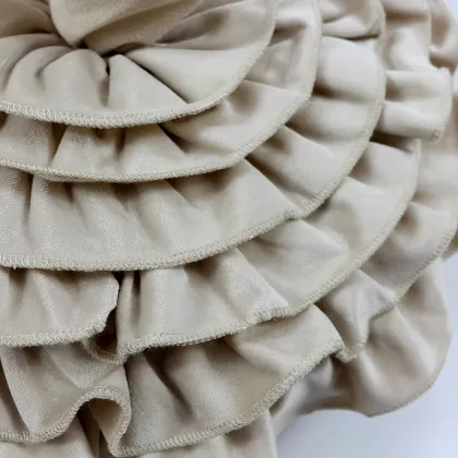 Wholesale Luxury 3D Rose Plush Velvet Cushion Covers for Sofa