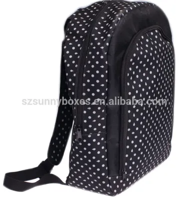 2016 600D Luggage Backpack with Front and Side Pockets