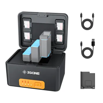 Portable Fast Charger Case with Built-in 10400mAh Battery for GoPro 10/9/8/7/6/5: Ultimate Accessory for On-the-go Charging