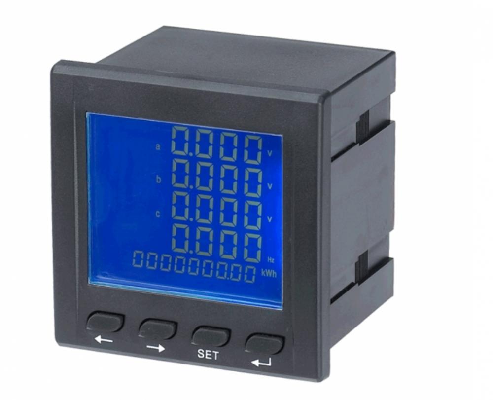 Large Size LED Display Three Phase Voltmeter