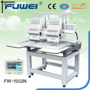 Two head cap embroidery machine /used programmable embroidery machine