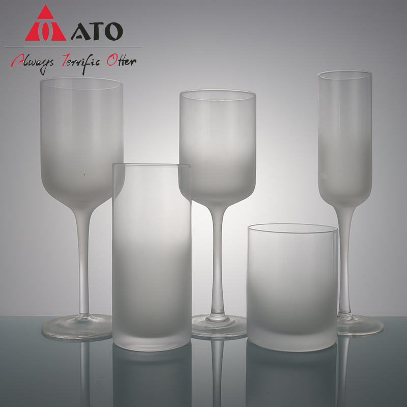 Ensemble de verre gobelet de verre à vin en cristal gratuit en plomb