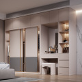 Bedroom sliding door assembly large cupboard wardrobe