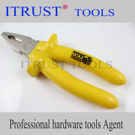 Yellow Insulated Handle combination Pliers PL1310B