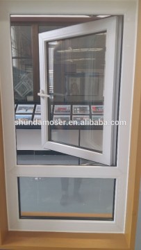 high quality UPVC double glazing open outward window