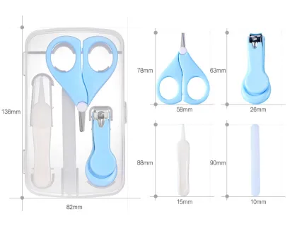Colorful Baby Health Care Nail Clipper Suit