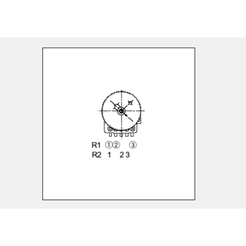 Drehpotentiometer der Serie Rk10j