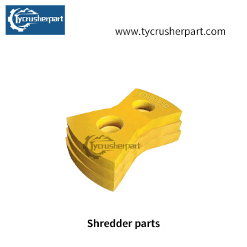 High Manganese Steel Wear Parts of Shredder Hammer