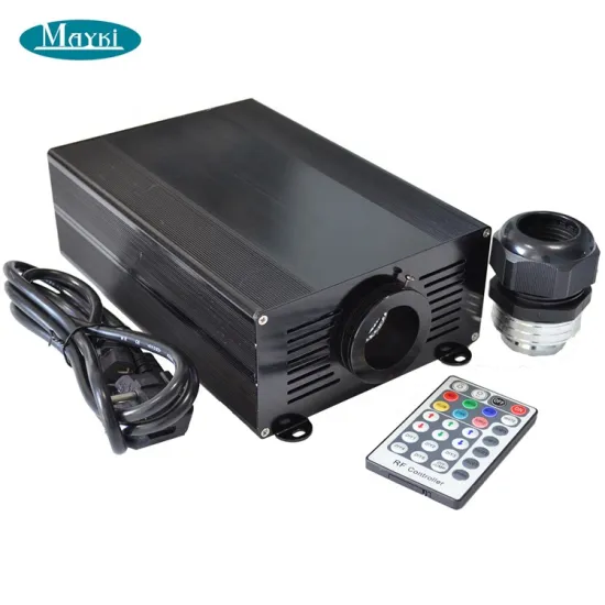 DMX 45W RGB LED Fiber Optic Light Source Laser Logo in Light Box