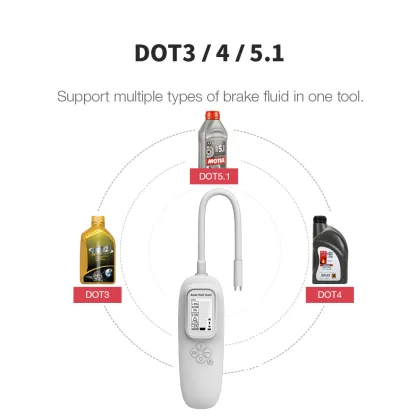 Digital Display Vehicle Brake Fluid Moisture Tester - Automobile Brake Diagnostic Tool