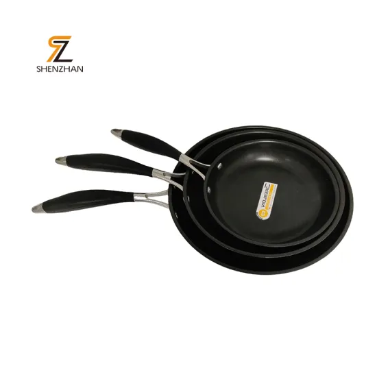 Wholesale OEM Specialized Commercial Kitchenware: Non-Stick Frying Pan Sets in Stainless Steel