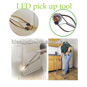 Trash Picking Up Tool with LED Light,garbage Grabber,great for indoor or out