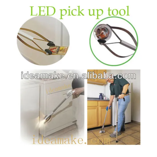 Trash Picking Up Tool with LED Light,garbage Grabber,great for indoor or out