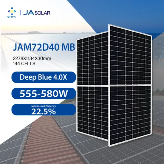 Factory Price JA Solar Panels: Monocrystalline 555W to 580W N-type Bifacial PV Modules