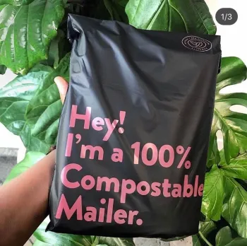 Biodegradable Polymailer: Sustainable Home Compostable Poly Mailer with Adhesive Closure