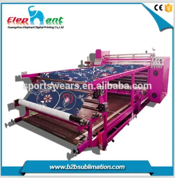 factory price large format roller press machine for textile printing