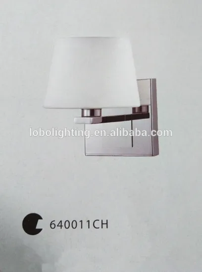 single lamp wall sconce with round white opal glass/lighting wall bracket/lamps and lighting hotels wall brass