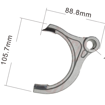 Manual Gearbox Auto Parts Synchronizer Fork for Fiat Fiorino