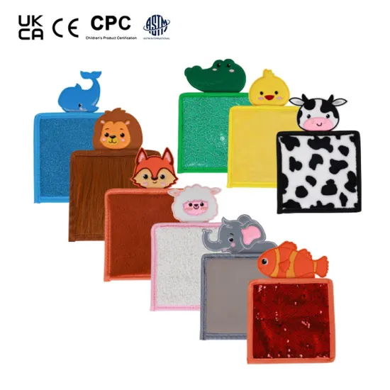 Preschool Tactile Learning: Textured Silly Shape Sensory Mats for Cognitive Development in Toddlers and Kids