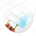 Set di tazze per brocca d&#39;acqua in vetro borosilicato di colore sfumato