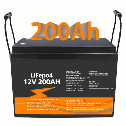 LIFEPO4 배터리 12V 200AH 리튬 이온 배터리