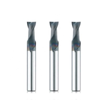 2 Flutes Diamond Graphite Milling Cutter for Machining D0.2-D12mm