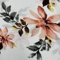 Flower Pattern 60% Viscose 40% Rayon Cloth