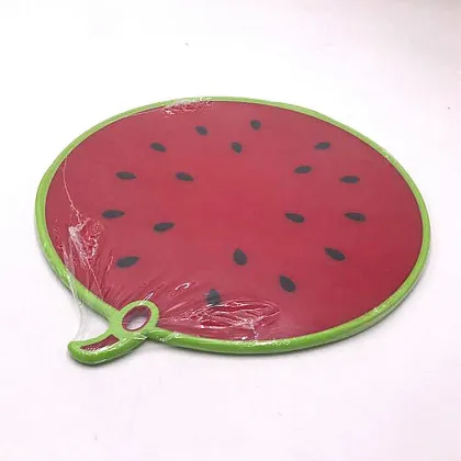Colorful Plastic Apple Shape PE Cutting Board for Kitchen