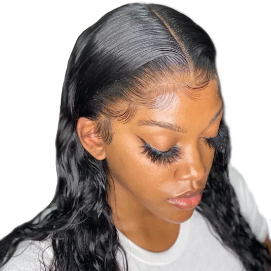 Raw Peruvian Virgin Human Hair Water Wave Glueless Hd Full Lace Front Wig Cheap Transparent Lace Frontal Wig For Black Women