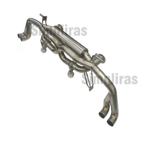 Cat-Back Valved Auspuff Titanium passt Audi R8 4.2L V8 08-12